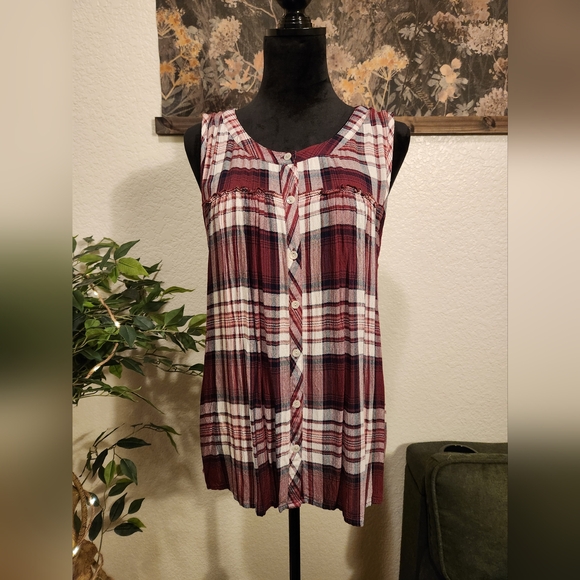 Plaid tank top - Picture 1 of 7